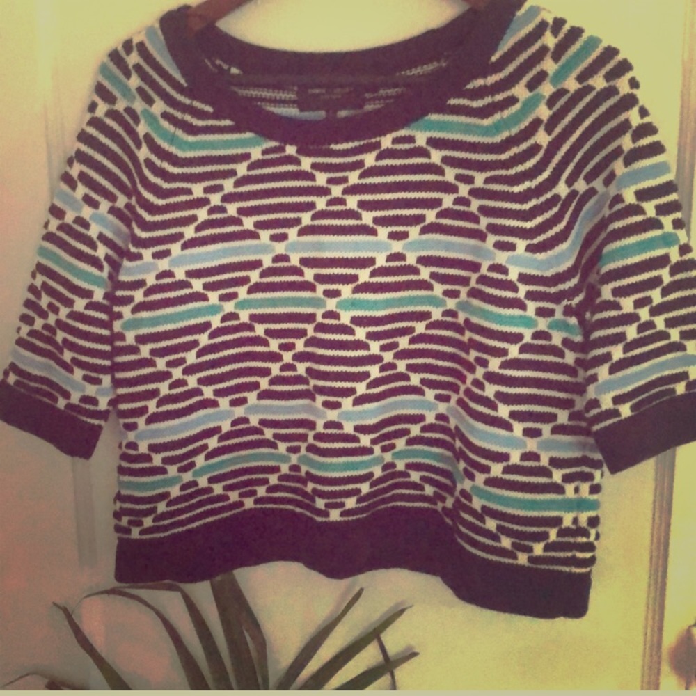Print sweater